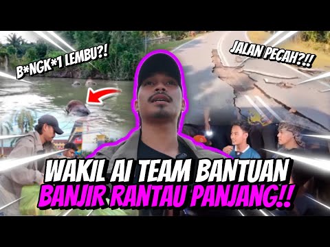 MELAWAT KAWASAN BANJIR DI RANTAU PANJANG SAMBIL MENGHULUR BANTUAN!!