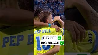 Pep Biel BIG BEAUTIFUL BRACE fuels @MLSCharlotte 😤