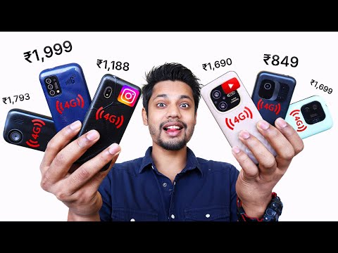 I Tested 6 Best Android 4G Keypad Phones Under ₹2000 🔥