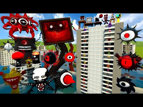 🌊 UNDERWATER CONSTRUCT MR SUN TREE COMPUTER EVOLUTION ALL SPRUNKI FAMILY SONG SPARTAN KICKING Gmod