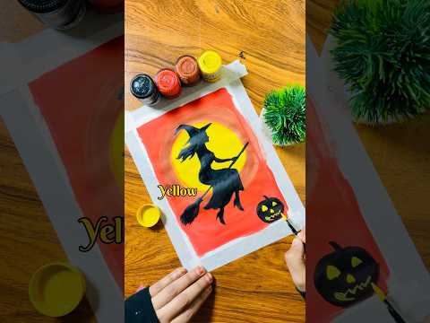 Easy ghost scenery Drawing👻😱☺️#drawing #shorts #scary