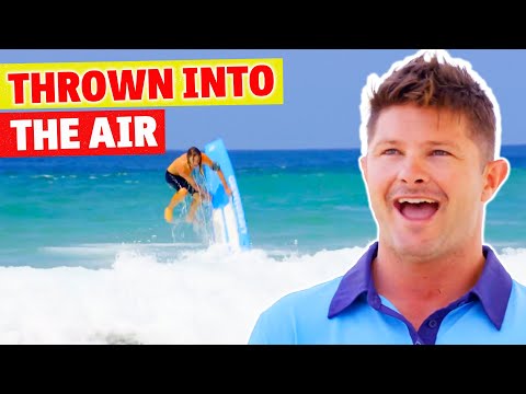 Beach Blunders: Lifeguard Fails Caught on Camera