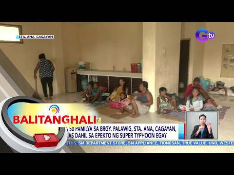 Nasa Pamilya Sa Brgy Palawig Sta Ana Cagayan Inilikas Dahil Sa