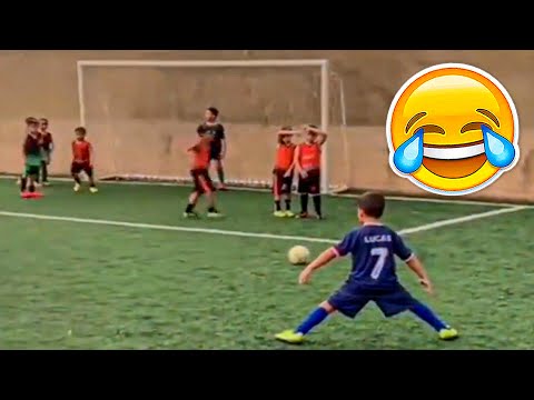 KIDS PLAYING FOOTBALL 😂 BEST VIDEOS OF 2024 😂 FAILS, CRAZY SKILLS & MORE