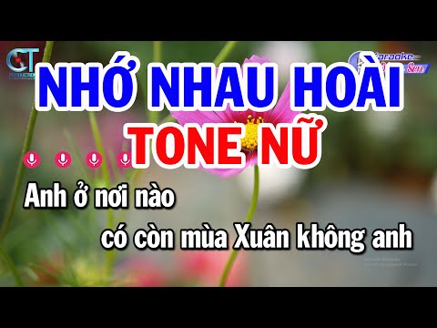 Karaoke Nhớ Nhau Hoài Tone Nữ Em | Nhạc Sống Mới Nhất || Karaoke Đồng Sen