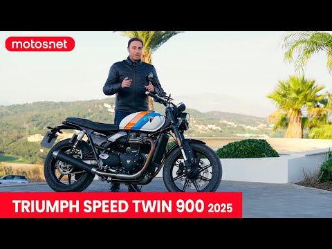 🥁 Triumph Speed Twin 900 2025 / Totalmente nueva y con IMU / Presentación / Review / motos.net