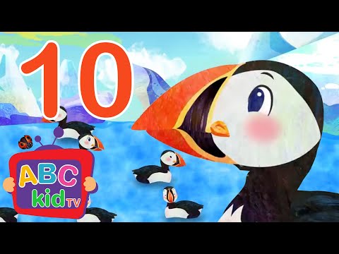 There was 10 PUFFINS!? | Simple Nursery Rhymes | ABC Kid TV Nursery Rhymes & Kids Songs