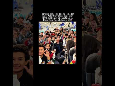 Gary Sinise Took 1,000 Kids of Fallen Soldiers to Disneyland for FREE ❤️🇺🇸