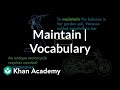 Understanding the Concept of 'Maintain'