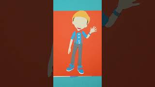 Blippi DIY Arts & Crafts - Building Blippi with Paper Crafts ✂️🎨