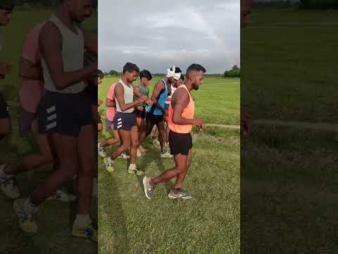 T.A Batch 2025//आज हम सब 30 मिंट Slow Fast running किए//1600m Running #territorial_army