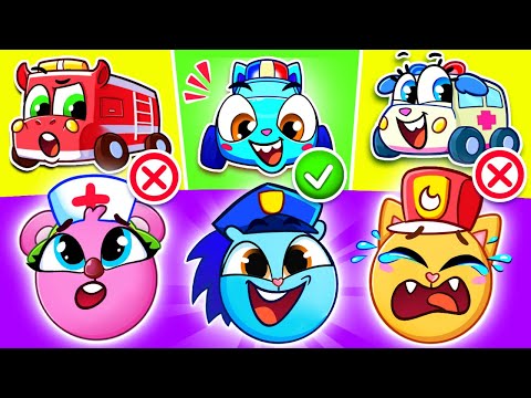 Where is my Car? Jobs and Vehicles || Kids Songs by Baby Cars