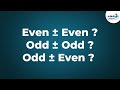 Operations on Odd and Even Numbers Explained