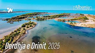 Derdhja e Drinit nga Ajri - The Drin River spillway from the Air - Video 4K (21.08.2025)