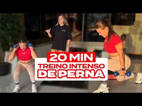 A SUA PERNA VAI FRITAR EM 20 MINUTOS DE TREINO!