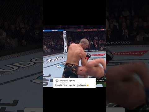 Dricus Du Plessis head punch against Sean Strickland #ufc319 #khamzatchimaev