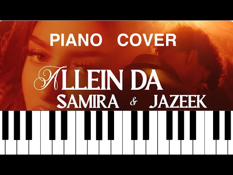 🌟Allein da 🌟Samira & Jazeek🌟Piano Cover by Virginia Anton🌟