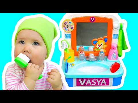 Brush Your Teeth Song | Vasya Nursery Rhymes & Kids Songs