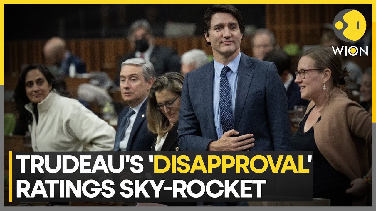 Canada PM Justin Trudeau’s tanking approval ratings | Latest News | WION
