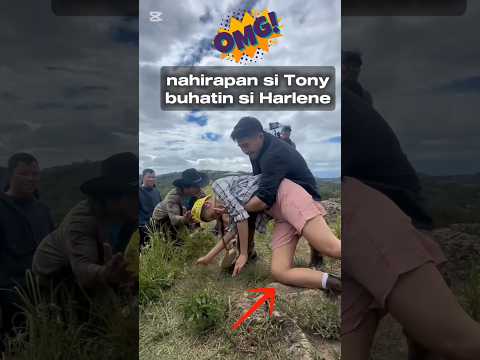 Aba 6 footer ba naman magpabuhat sayo noh Tony?! Haha aliw talaga tong si Harlene #foryou #funny