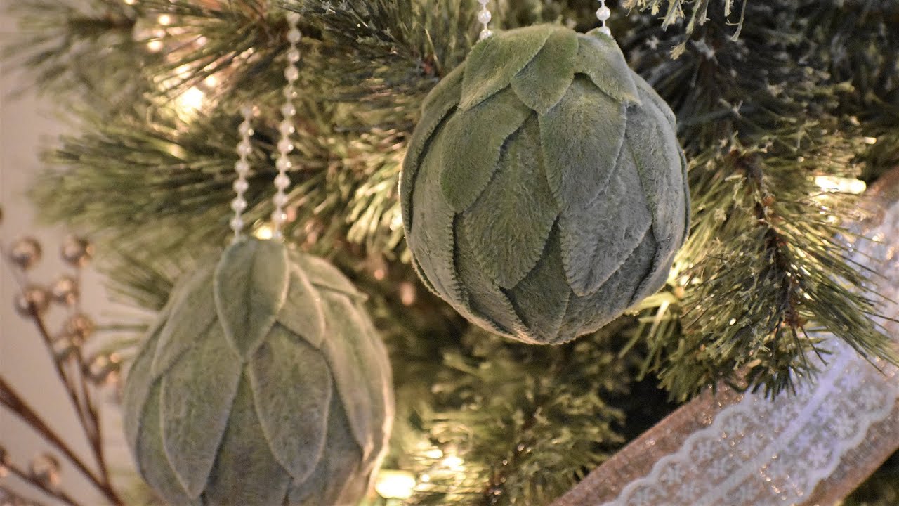 Lamb's Ear Christmas Ornament Tutorial