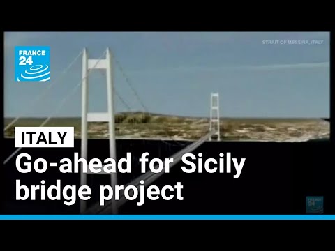 YouTube video thumbnail: Italy Gives Final go-Ahead for Landmark Sicily Bridge Project 