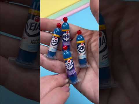 Como fazer Produtos Fofos de Mercado em Casa I Dicas DIY Miniatura