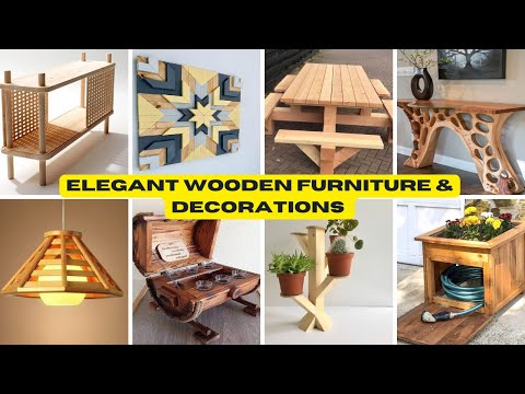 100+ Elegant Wooden Furniture & Decorations – Enhance Your Living Space
