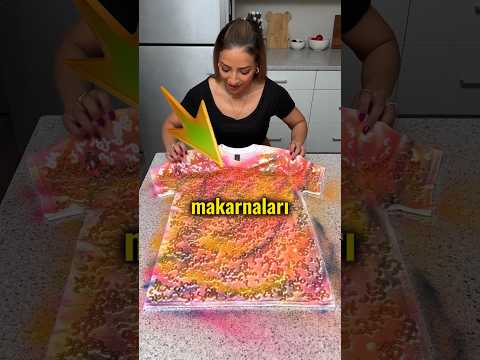 Makarna Döktüğü Tişörtü Rengarenk Yaptı 🍝 🎨👕