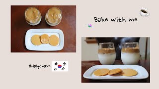 Dalgona Candy and Coffee | Bake (?) with me