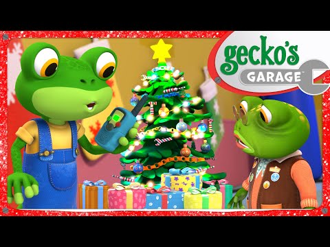 Christmas Present Mystery 🎁| Gecko's Garage Holiday Special | Truck Cartoons For Children