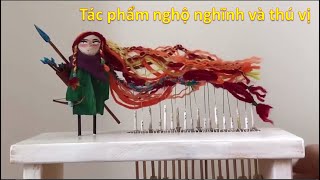 Review - unique and funny wood works by the artist