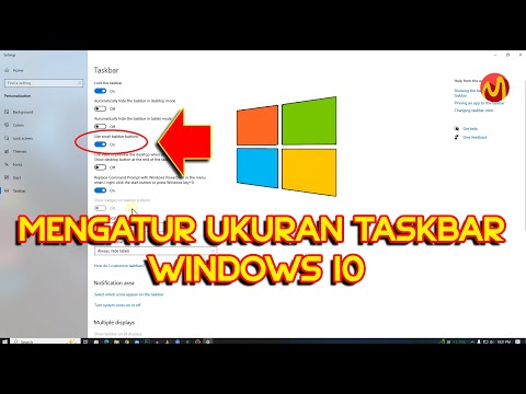 Cara Memperkecil Ukuran Taskbar di Windows 10