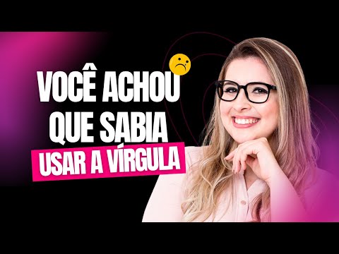 A VÍRGULA IRÁ TE AJUDAR A CONQUISTAR A SUA VAGA DO CONCURSO - Professora Pamba