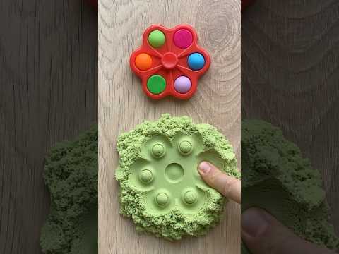 Kineticsand Popit Fidget! #satisfying #kineticsand #popit #machine #shorts