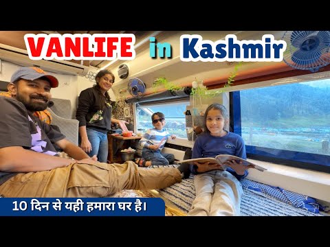 Ep-10- आज 10 दिन हो गए इस CARAVAN मे 😍🚐 CAMPING IN SONMARG - kashmir road trip with@Ghumakkadbugz