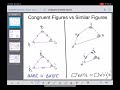 Distinguishing Congruent and Similar Figures