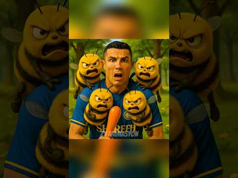Ronaldo’yu Arılar Yakalıyor🐝