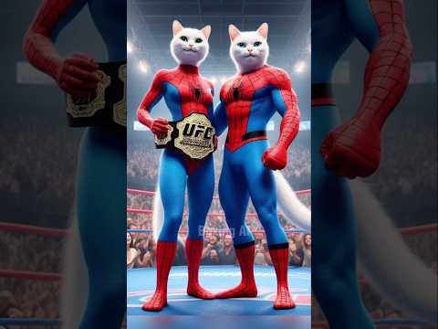 Revenge Of Spider-Cat 😭 Cat 🆚 Tiger #catlover #kitten #cute #cutecat #short #trending #cat #boxingai