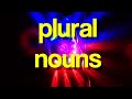 Exploring Patterns in Plural Nouns