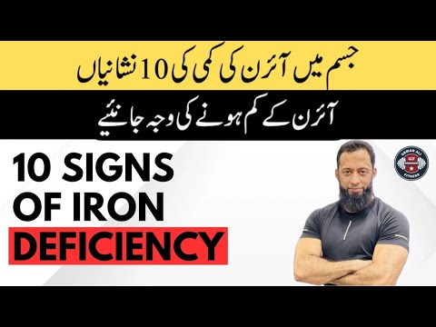 10 Signs Of Low Iron | Iron Deficiency | Do Not Ignore | Urdu/Hindi