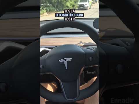 TESLA OTOMATİK PARK TESTİ!