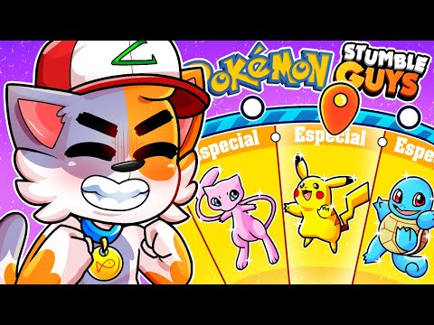 APRENDE A JUGAR *STUMBLE GUYS x POKEMON* MUY FÁCIL 😍🥳 - Gatoronron