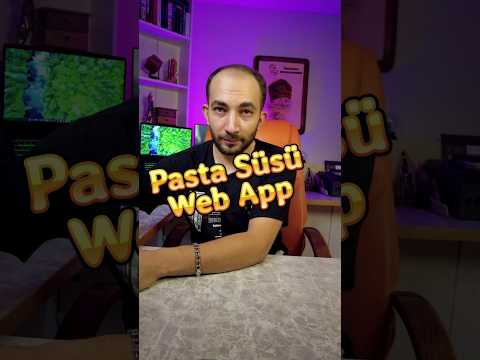 Pasta Süsü Web Uygulaması