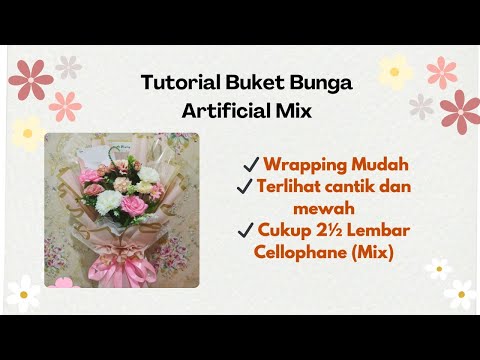 TUTORIAL BIKIN BUCKET BUNGA SIMPLE PALING MURAH !!