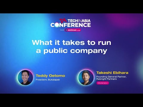 What it takes to run a public company | Teddy Oetomo, Bukalapak | TIA Conference 2023