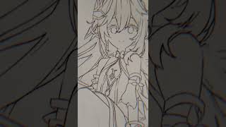 Wip 🗿 #fypage #genshinimpact #bismillahmasukberanda #drawing #fanart  #shorts