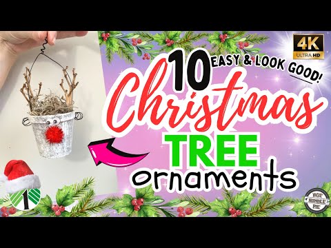 All New Dollar Tree Christmas DIYS 2024 | Christmas Tree Decorations