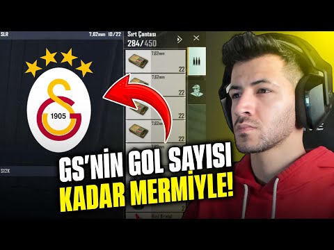 GALATASARAYIN GOL SAYISI KADAR MERMİYLE WIN ALABİLİR MİYİM? MERMİ SERİSİ 5.BÖLÜM / PUBG MOBILE