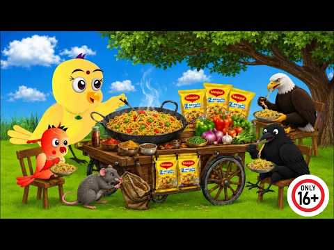 चिड़िया Maggie मैगी बेचने वाली|ranu chidiya new cartoon|chidiya cartoon picture|chidiya cartoon story